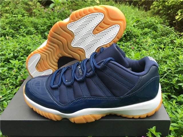 Air Jordan 11 Retro Low Navy Gum [Cheap Jordans Shoes 11 3]